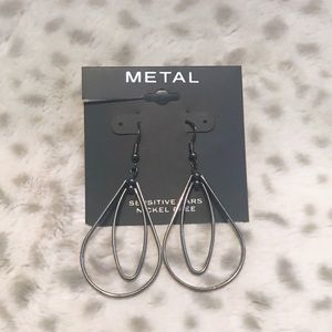 Dangling Drop Metal Earrings Nickel Free